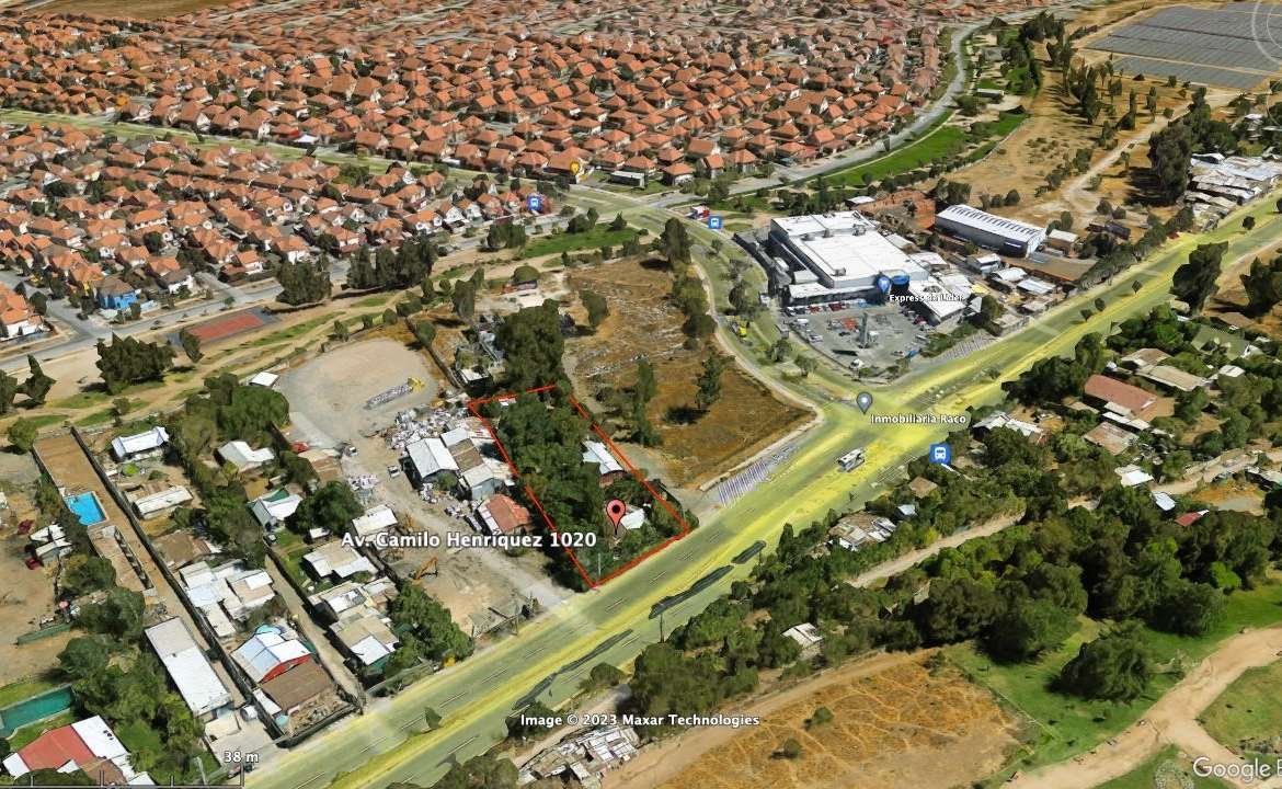 Google Earth 2 Terreno Comercial Avenida Camilo Henríquez Puente Alto